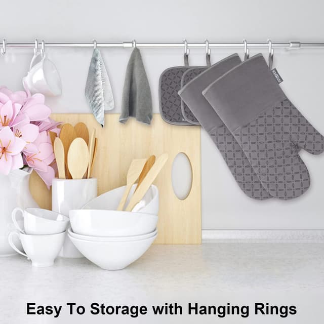 Thumbnail 6 de KEGOUU 6-Piece Oven Mitts & Potholders ⚙