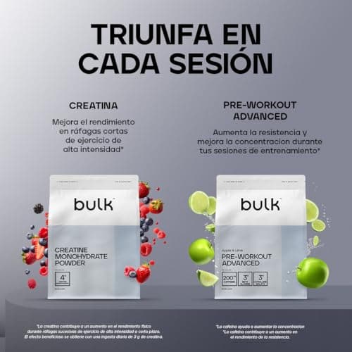 Thumbnail 4 de Bulk Pure Whey 2,5 kg Chocolate Blanco — 22 g proteína por servicio 🥤