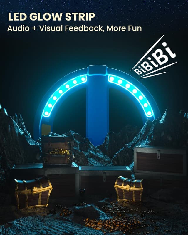 Thumbnail 6 de Metal Detector for Kids with Colour LCD, LED Coil & Adjustable Handle (Ages 3–12)