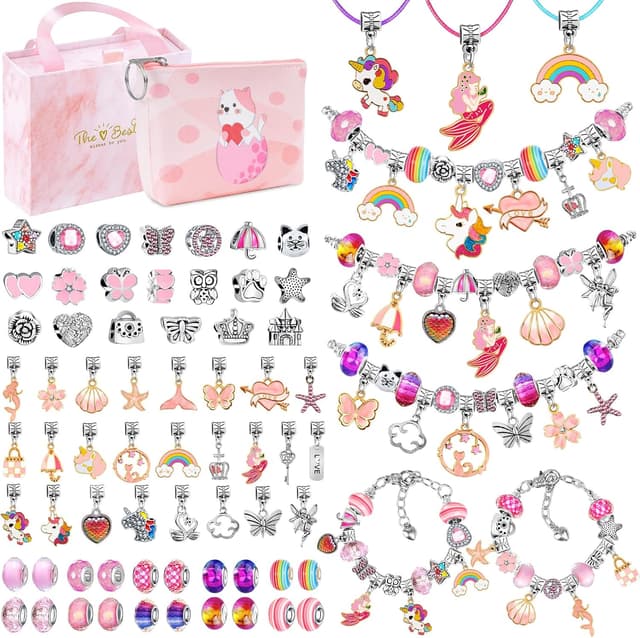 Imagen de WEVOL Idee Regalo Bambina Kit Braccialetti 74 pezzi en OfertitasTOP