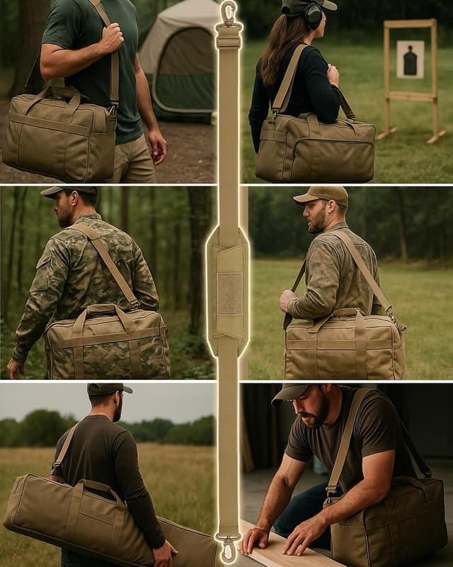 Thumbnail 6 de WYNEX detachable shoulder strap pad for tactical pouches and crossbody bags