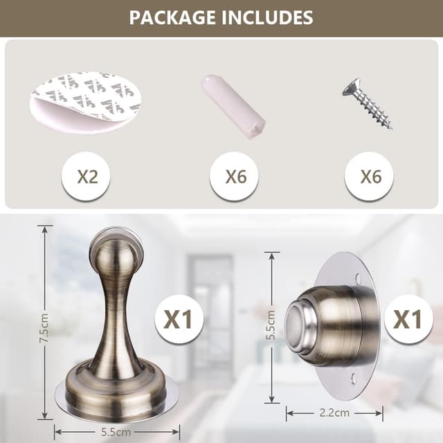 Thumbnail 1 de flintronic Butée de porte magnétique 1 unité 🧲