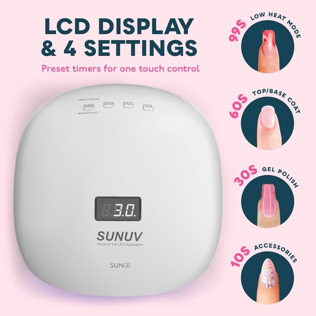 Thumbnail 2 de SUNUV SUN4 UV Led Nail Lamp for Shellac