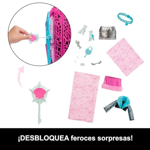 Detalle 2 de Monster High Skulltimate Secrets Catty Noir, 19 sorpresas