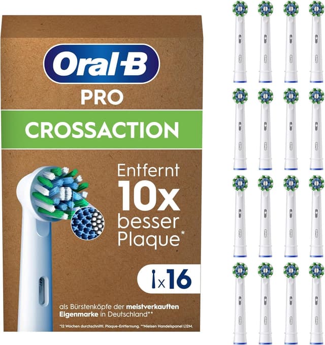 Thumbnail 6 de Oral‑B Pro CrossAction Ersatzbürsten 10er-Pack