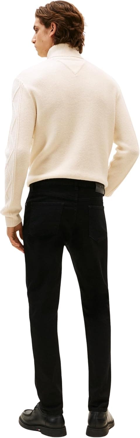 Detalle 2 de Tommy Hilfiger Men’s Slim Bleecker Jeans (Burn Black) – MW0MW40360