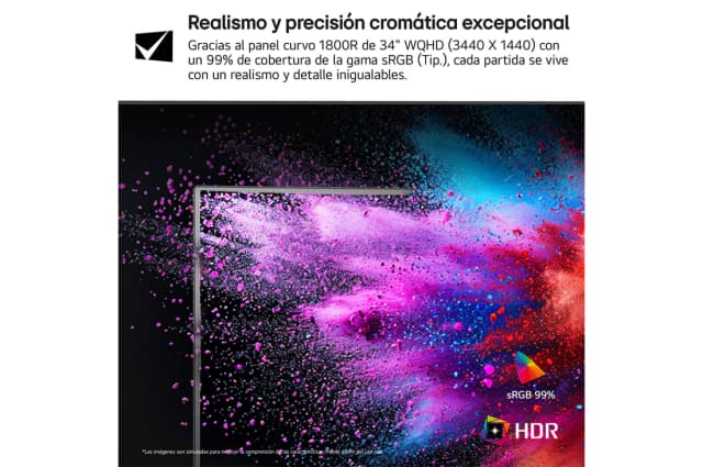 Thumbnail 5 de LG UltraGear 34G600A-B Outlet monitor gaming 34" WQHD 160 Hz