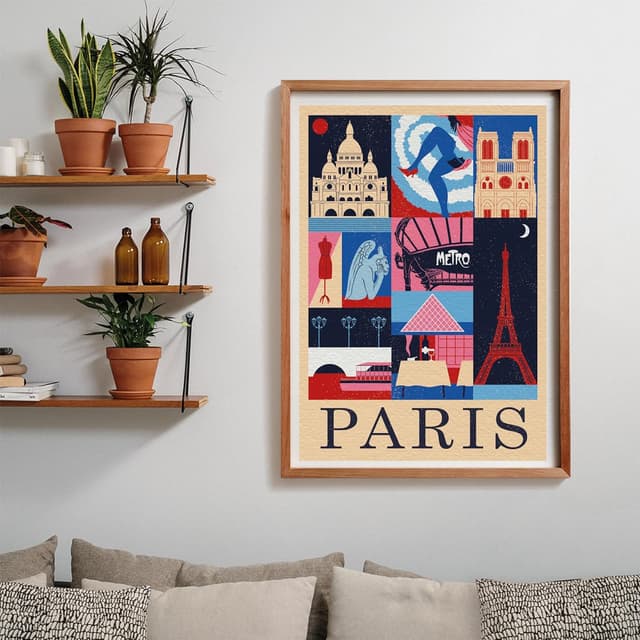 Detalle de Clementoni Puzzle Paris 1000 pièces « Style in The City » (39843) — 70 x 50 cm