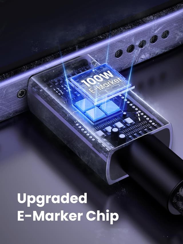 Detalle 2 de UGREEN USB C to USB C Cable 100W fast charge
