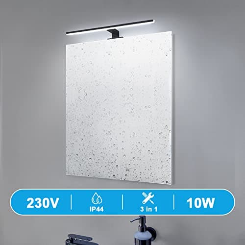 Detalle 1 de Azhien Lámpara LED de Espejo 10W 💡 Impermeable 40cm Blanca