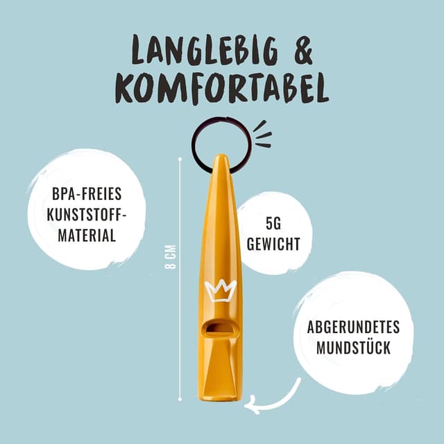 Thumbnail 4 de Rudelkönig Hundepfeife Rückruf