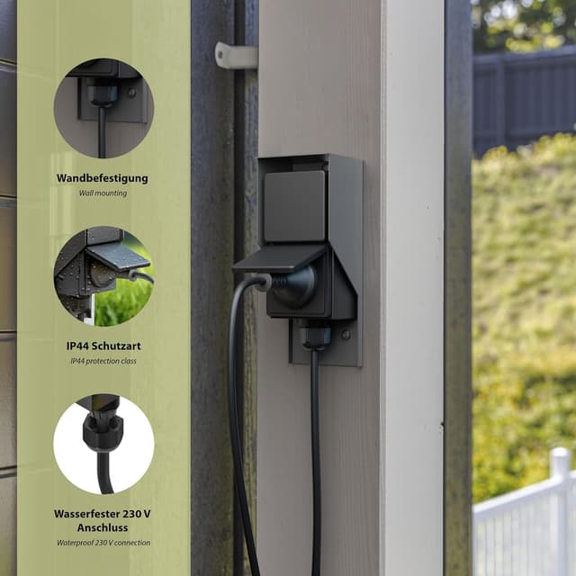 Thumbnail 4 de ledscom.de PIWI Aufputz Steckdose außen 2-fach IP44