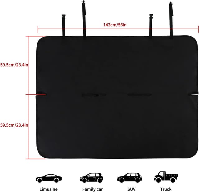 Thumbnail 4 de Pettom Funda coche para perro 142x119 cm