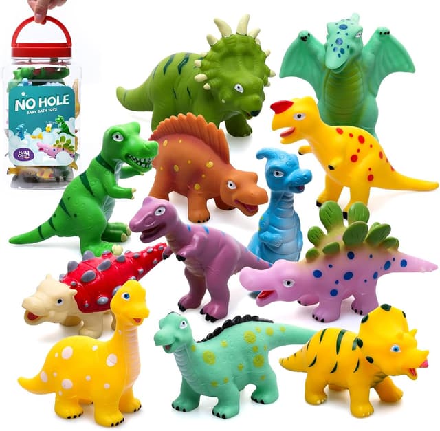 Detalle de Hely Cancy Dinosaur Bath Toys 12 pcs