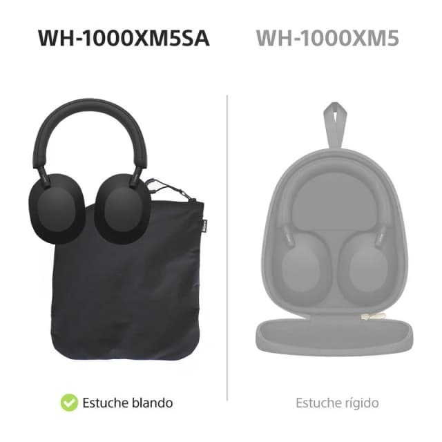 Detalle de Sony WH1000XM5B.CE7 Auriculares inalámbricos con cancelación de ruido