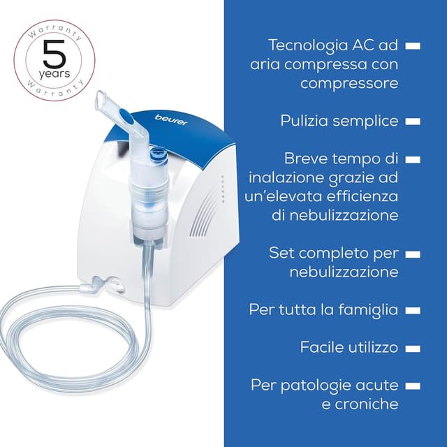 Thumbnail 5 de Beurer IH 26 Aerosol aria compressa 0,8–1,45 bar