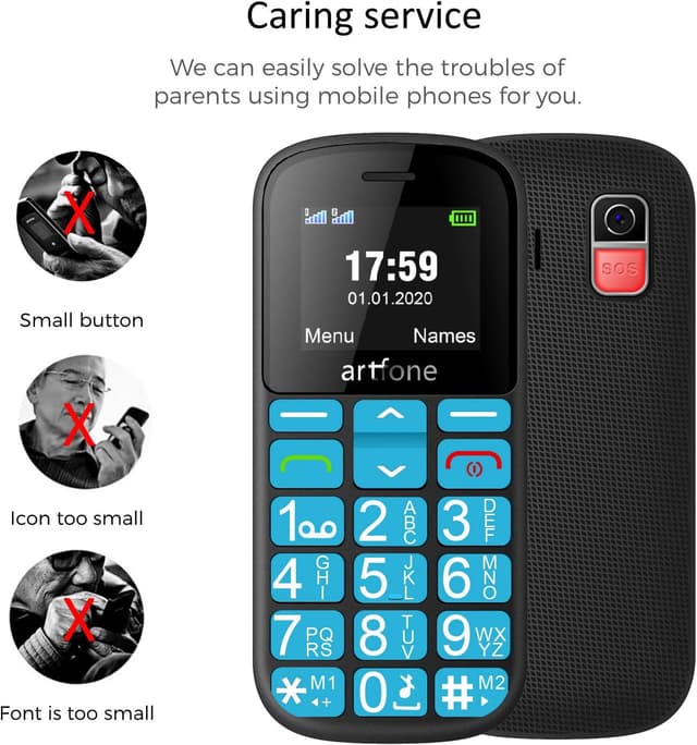Thumbnail 1 de artfone Big Button Phone for Elderly