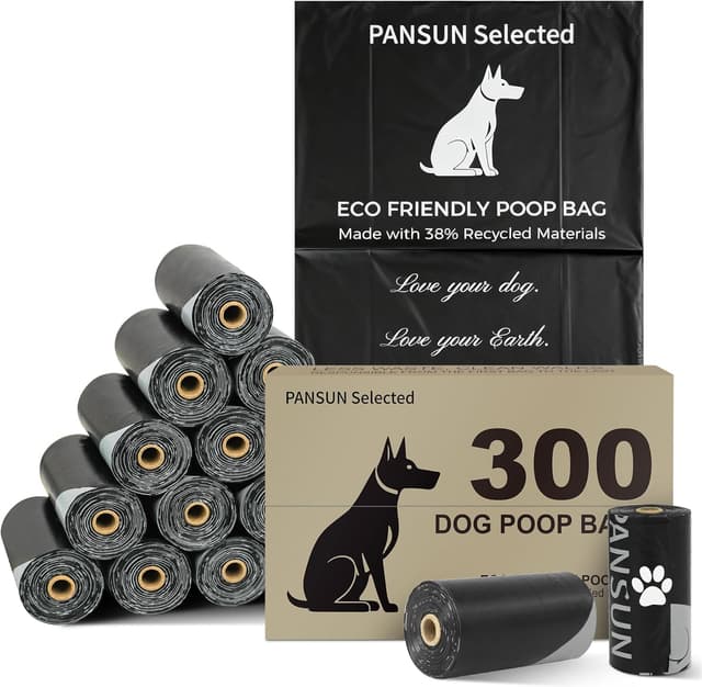 Detalle de PANSUN Selected Dog Poo Bags 300 Pack