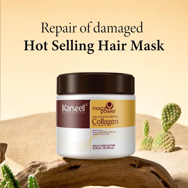 Detalle de Karseell Kollagen Haarmaske 500 ml