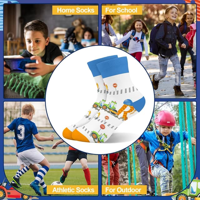 Thumbnail 5 de Queenshin Schulkind Socken 6 Paar