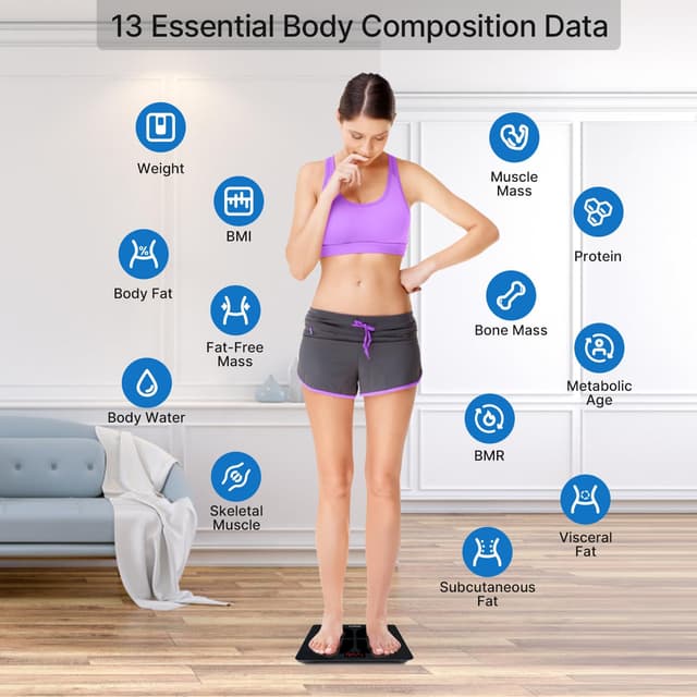 Thumbnail 1 de RENPHO Elis 1 Báscula de grasa con Bluetooth