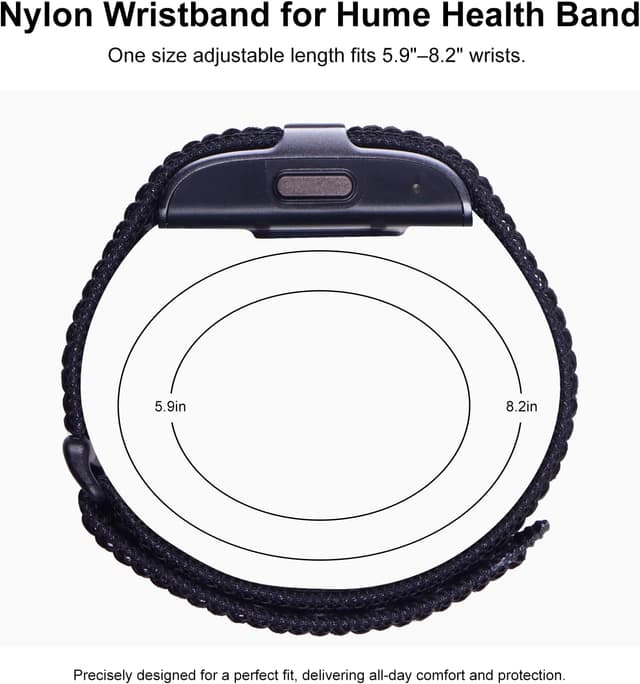 Detalle 2 de ZOOROO 3-Pack Nylon Loop Sport Replacement Bands for Hume Health Band