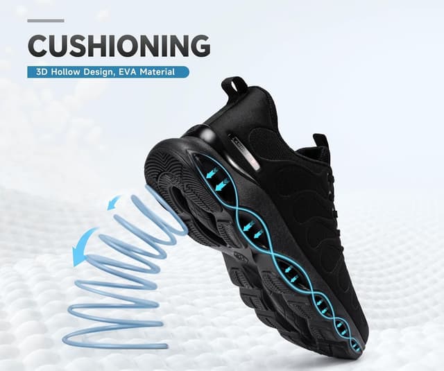 Detalle de LARNMERN Steel Toe Work Safety Shoes (ASTM F2413) Lightweight Comfort Sneakers