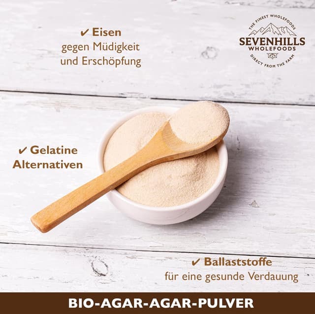 Thumbnail 2 de Sevenhills Wholefoods Agar Agar 100g 🥣