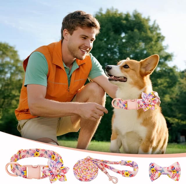Detalle 2 de Dote Dog Collar Set Pink Diamond M