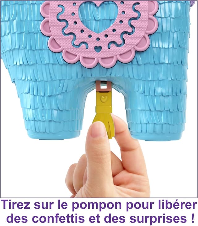 Detalle 1 de Polly Pocket Grand Coffret Lama Surprises Soirée Pyjama