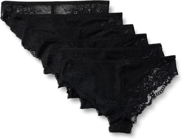 Thumbnail 1 de Amazon Essentials Damen Freches Höschen aus elastischer Galonspitze, 6er-Pack