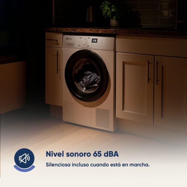 Detalle de Origial ORIDRY8AWD secadora 8 kg bomba de calor