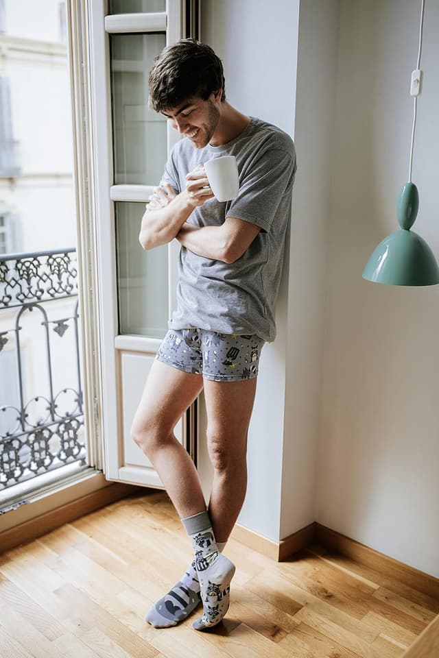 Detalle de Dedoles Socken Unisex mit unterschiedlichen Designs links & rechts (Baumwoll-Polyamid) für Damen, Herren & Kinder