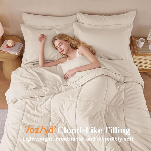 Thumbnail 2 de JOLLYVOGUE Queen Comforter Set 7-Piece