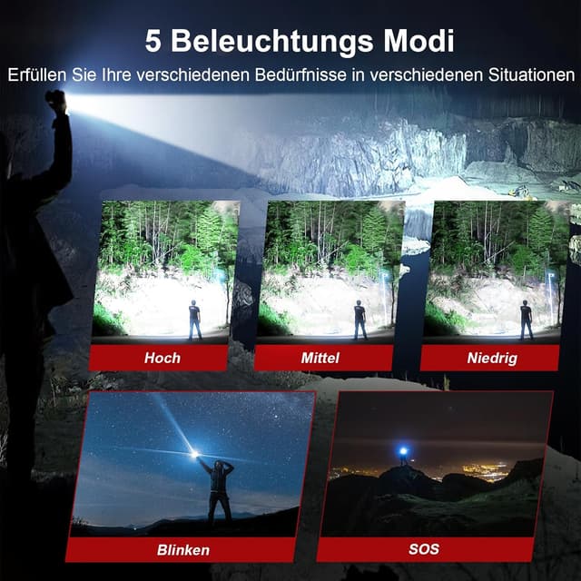 Thumbnail 5 de Shadowhawk XHP70.2 Taschenlampe 500000 Lumen