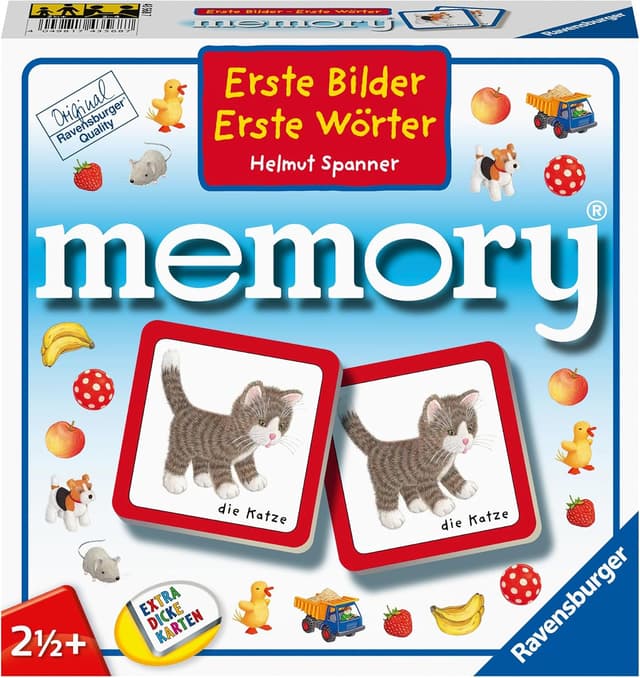 Detalle de Ravensburger 88688 Erste Bilder – Erste Wörter Memory® für Kinder ab 2 Jahren