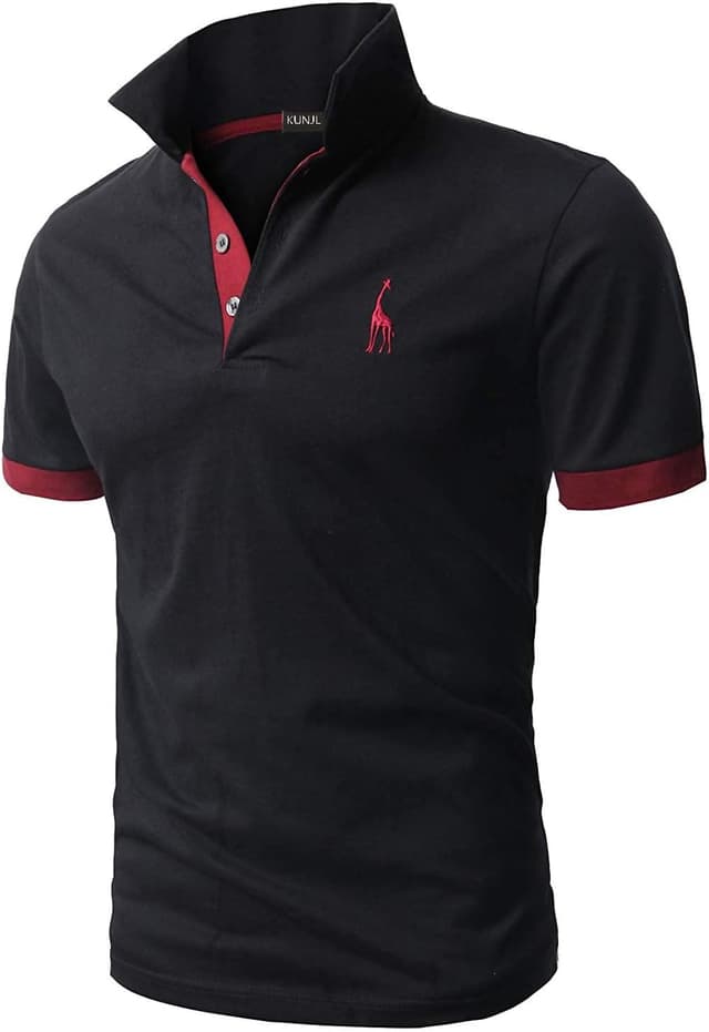 Thumbnail 6 de KUNJLELP Men's Cotton Pique Polo Shirt M