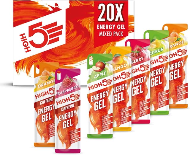 Detalle de HIGH5 Sport Gel Running Pack energy gels