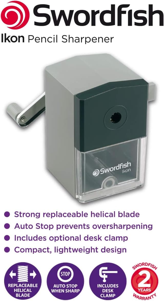 Detalle 2 de Swordfish Ikon pencil sharpener for 8 mm