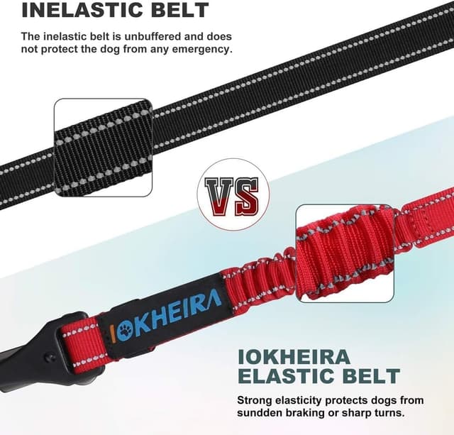 Thumbnail 3 de IOKHEIRA Hunde Sicherheitsgurt Auto 50–80 cm