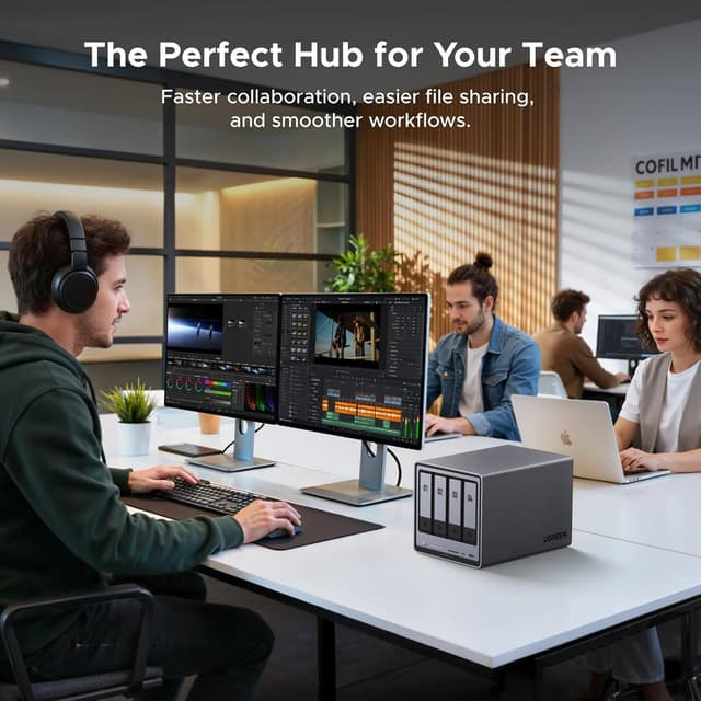 Detalle de UGREEN NAS DXP4800 Pro 4-Bay NAS