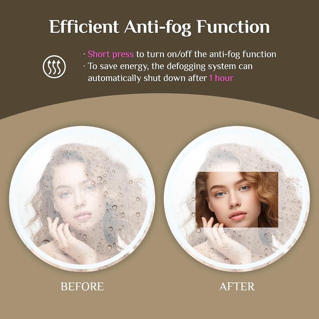 Thumbnail 4 de Clevich Specchio da Bagno LED Rotondo 60 cm con luci dimmerabili đŞ