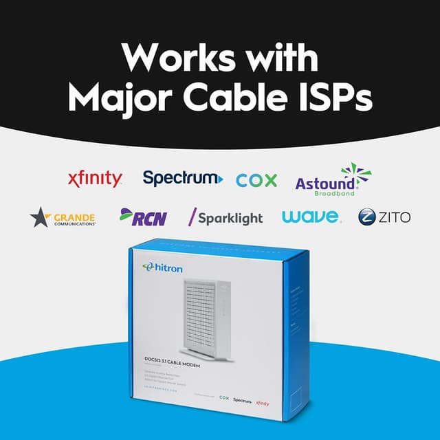 Detalle 1 de Hitron CODA56 2.5 Gbps Ethernet Modem ⚙