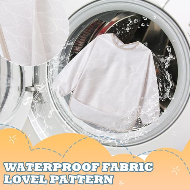 Thumbnail 6 de Little Dimsum Long Sleeves Toddler Weaning Bibs