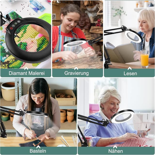 Thumbnail 6 de Veemagni 10X Lupe mit Licht 🔍