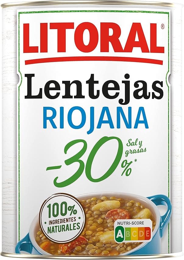 Thumbnail 2 de Litoral Lentejas Riojana Pack 10x425 g — 4,25 kg 🥣