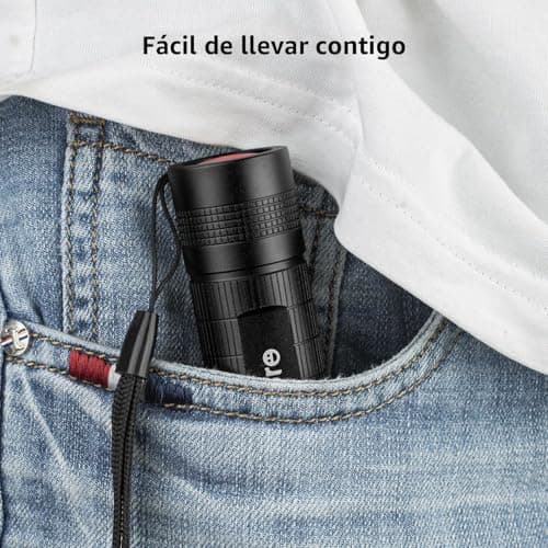 Detalle 2 de Lepro LE2000 linterna LED de alta potencia con zoom y 5 modos (hasta 300 lúmenes) IPX4