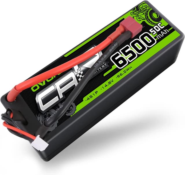 Detalle de OVONIC LiPo Akku 4S 14,8V 6.500 mAh 50C mit Deans T-Stecker (Hardcase, 1 Stück)