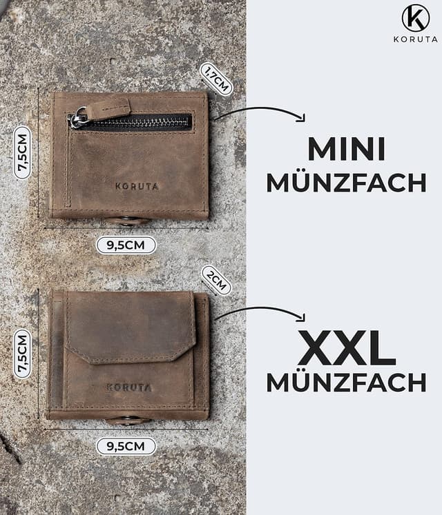 Thumbnail 4 de KORUTA Slim Wallet XL Münzfach RFID Schutz