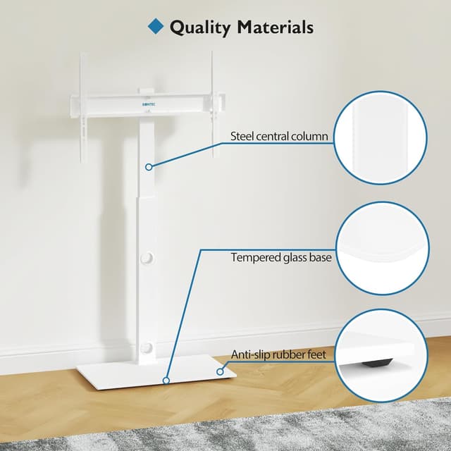 Detalle 2 de BONTEC TV Floor Stand 30–70 inch swivel